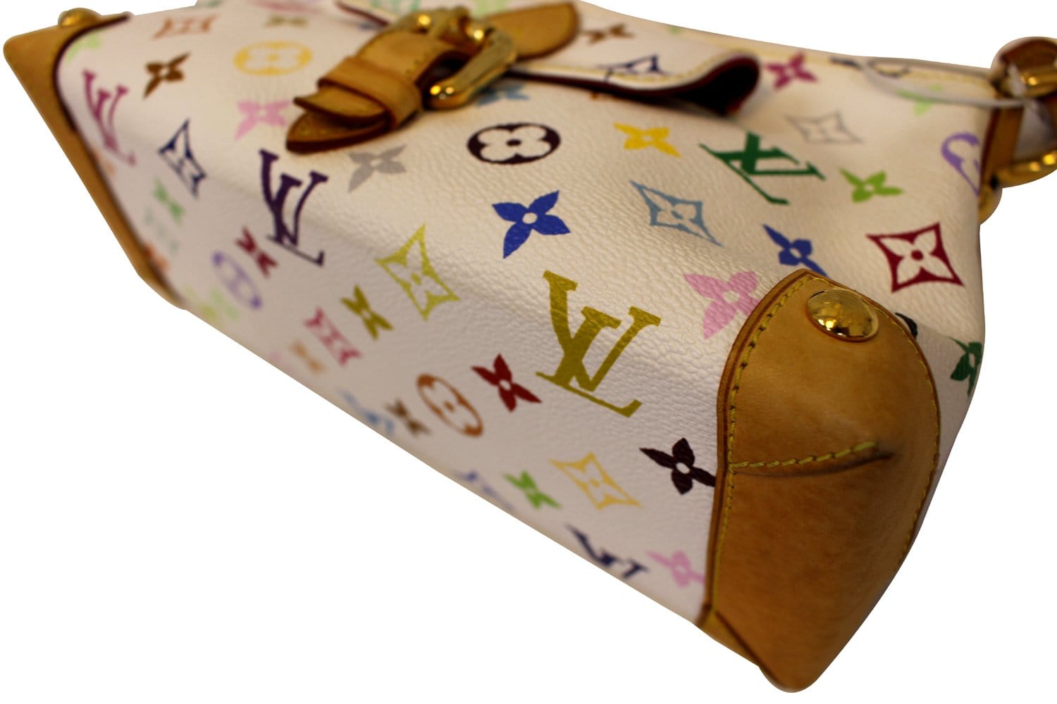 LOUIS VUITTON Monogram Multicolor Eliza White Shoulder Bag