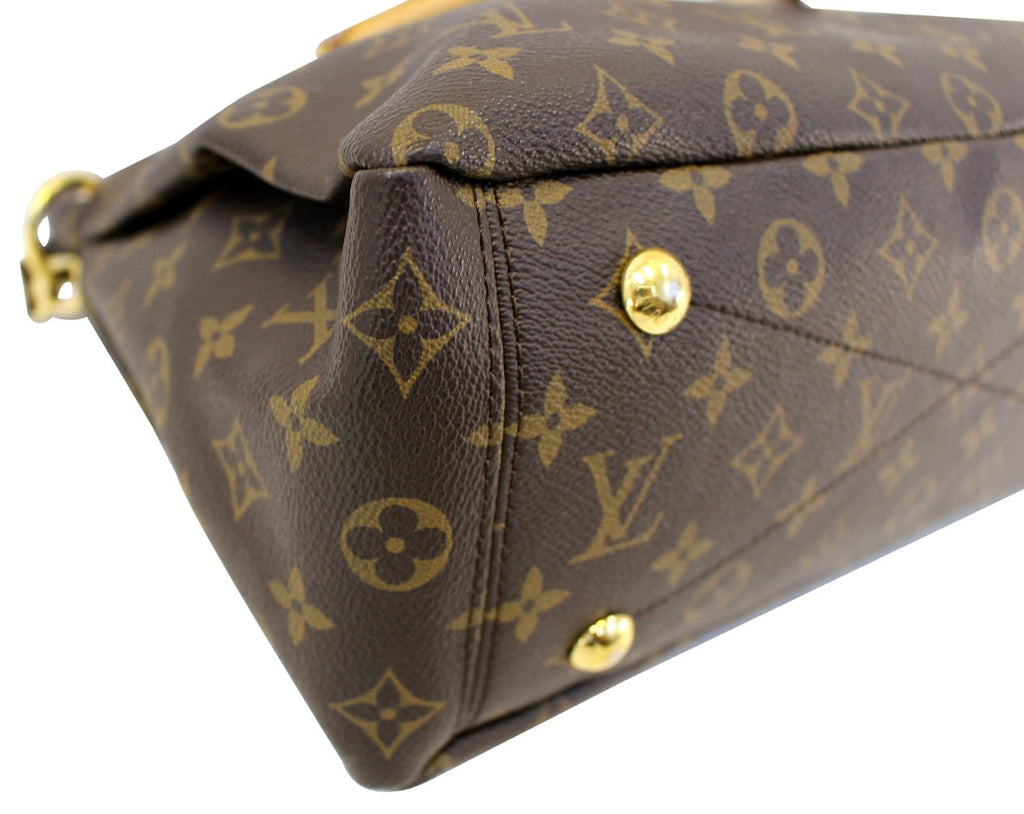 LOUIS VUITTON Havane Monogram Canvas Pallas 2Way Shoulder Bag