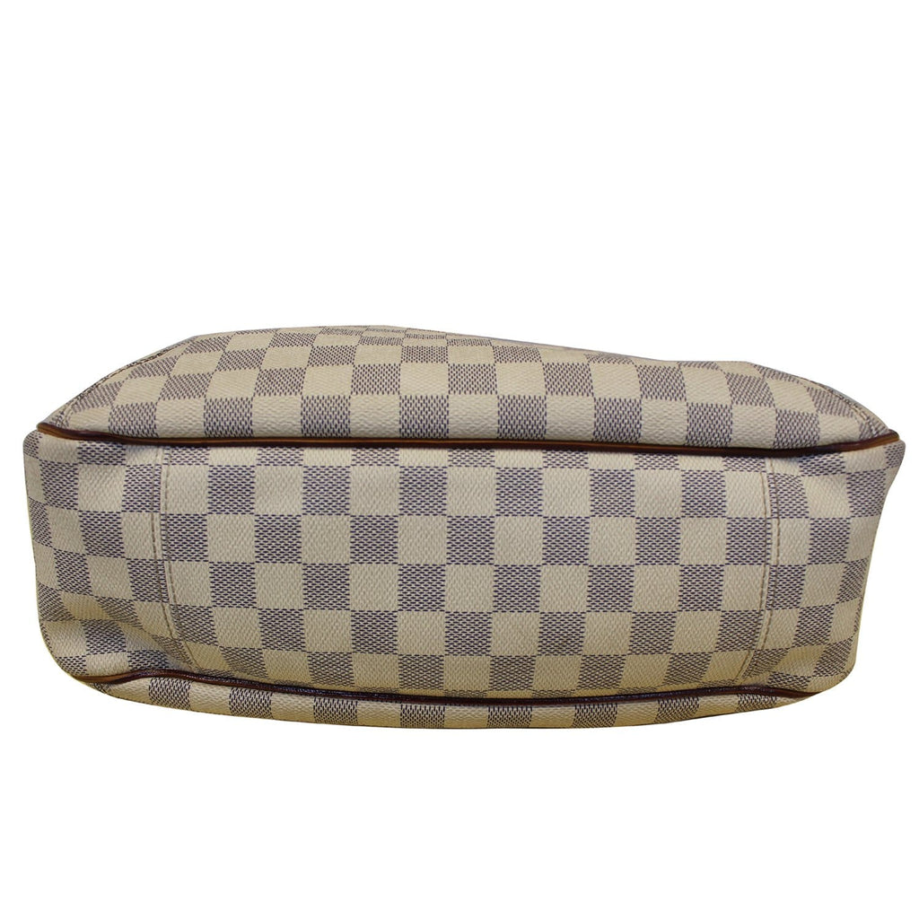 LOUIS VUITTON Soffi Damier Azur White Satchel Shoulder Bag