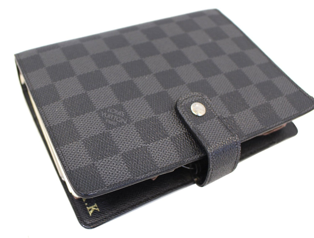 LOUIS VUITTON Damier Graphite Agenda MM Day Planner Cover