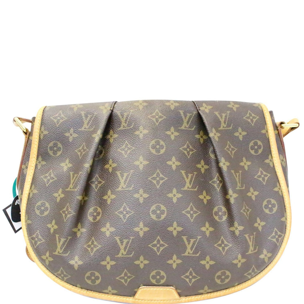 LOUIS VUITTON Monogram Canvas Menilmontant MM Crossbody Bag