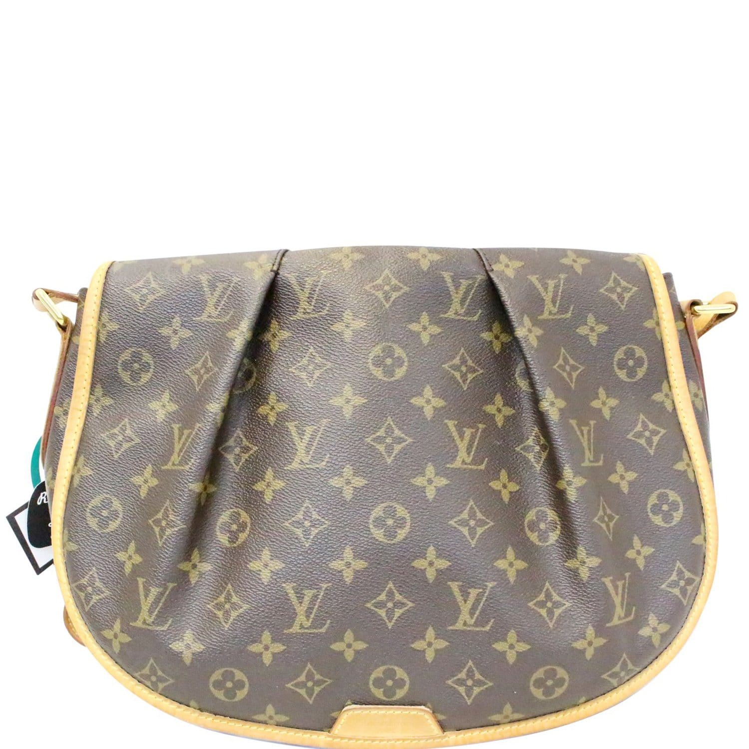 LOUIS VUITTON Monogram Canvas Menilmontant MM Crossbody Bag