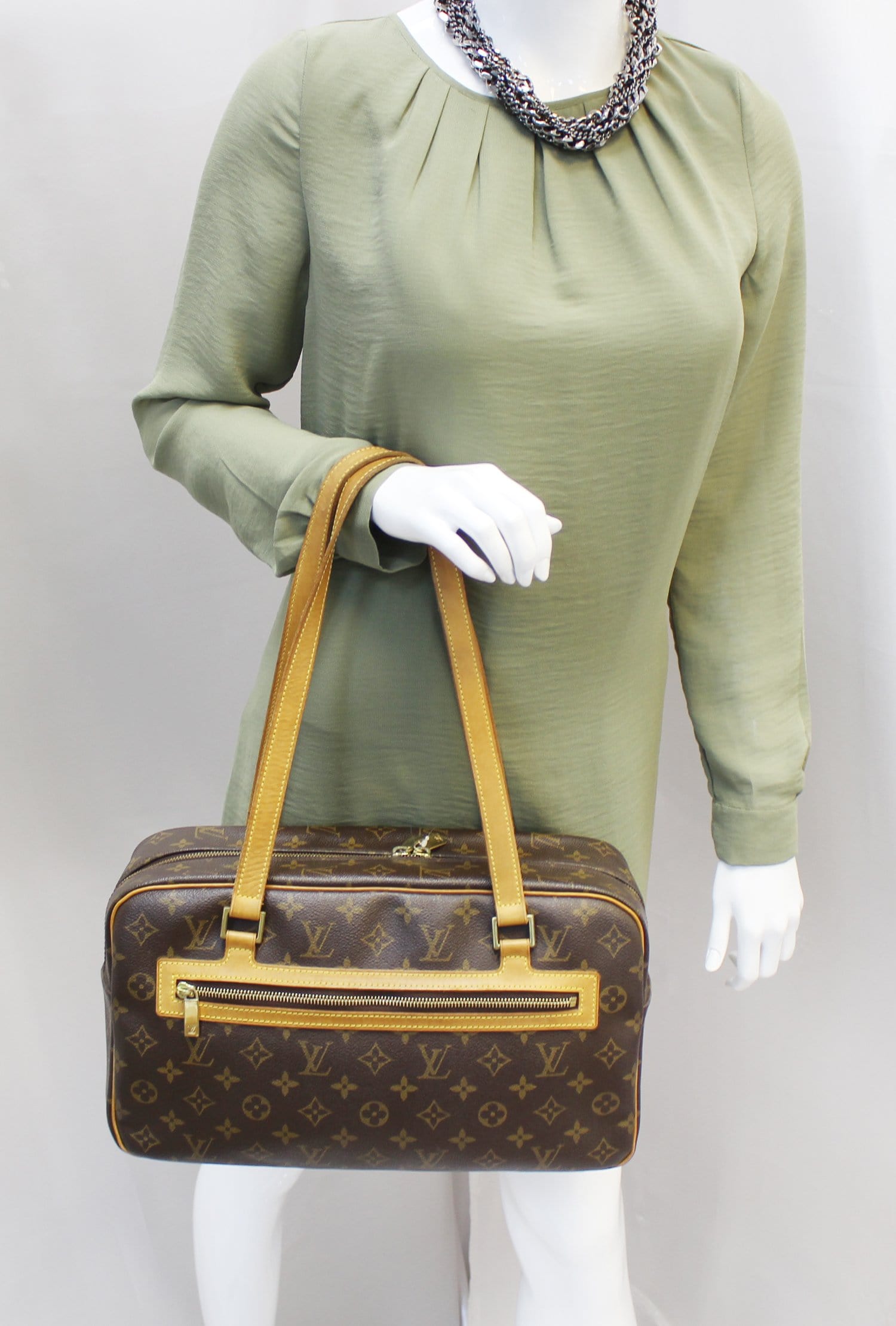 LOUIS VUITTON Monogram Canvas Cite GM Shoulder Bag
