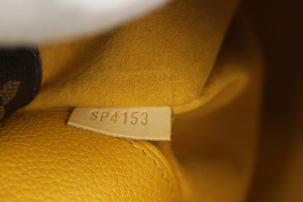 LOUIS VUITTON Safran Monogram Canvas Pallas 2Way Shoulder Bag