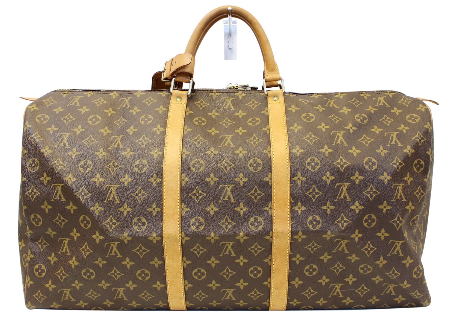 LOUIS VUITTON Monogram Canvas Brown Keepall 60 Travel Bag