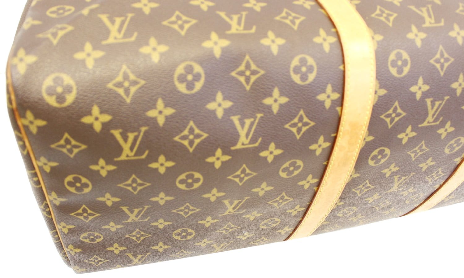 LOUIS VUITTON Monogram Canvas Brown Keepall 60 Travel Bag