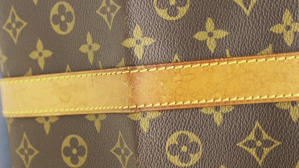 LOUIS VUITTON Monogram Canvas Brown Keepall 60 Travel Bag