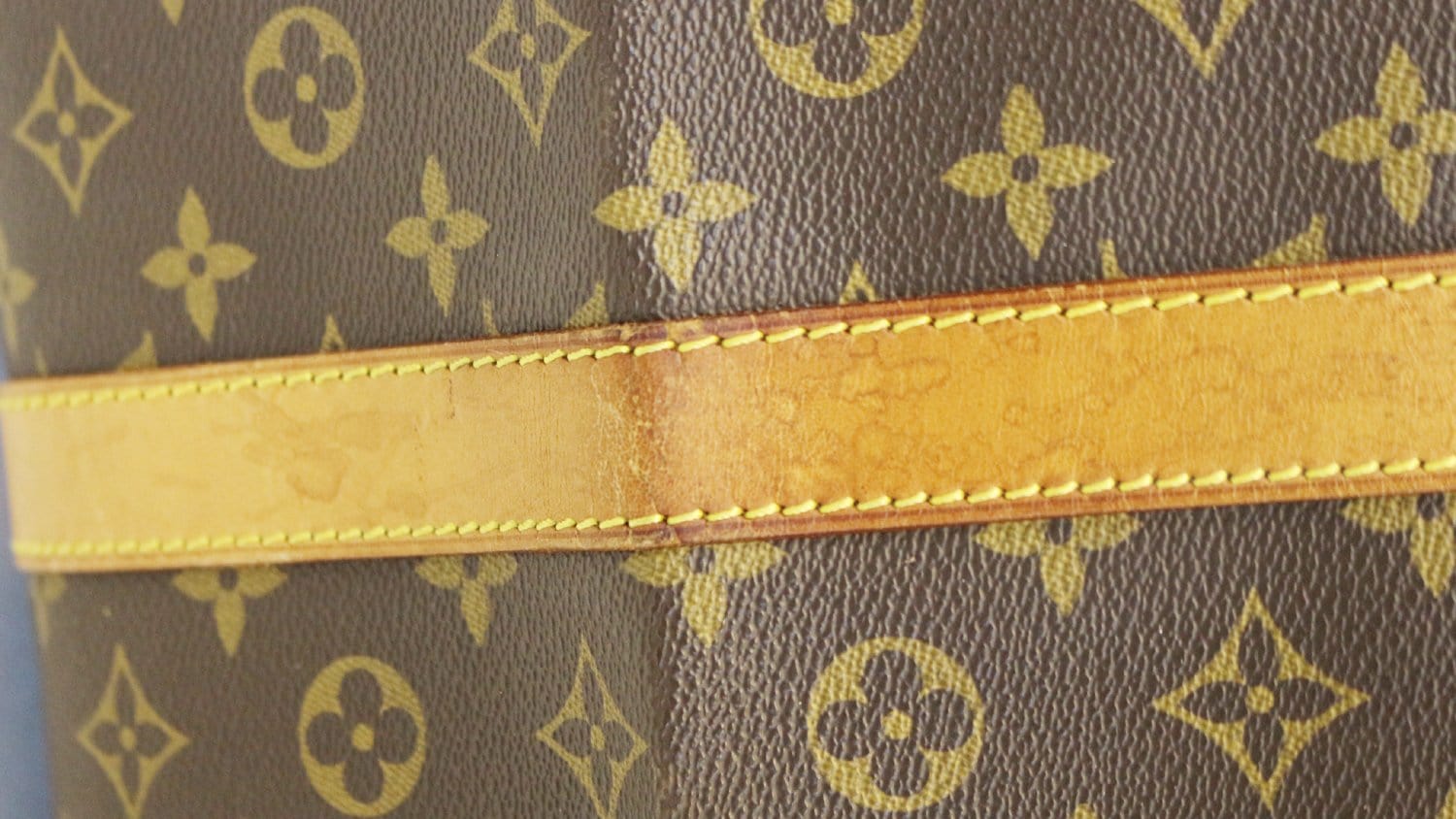 LOUIS VUITTON Monogram Canvas Brown Keepall 60 Travel Bag