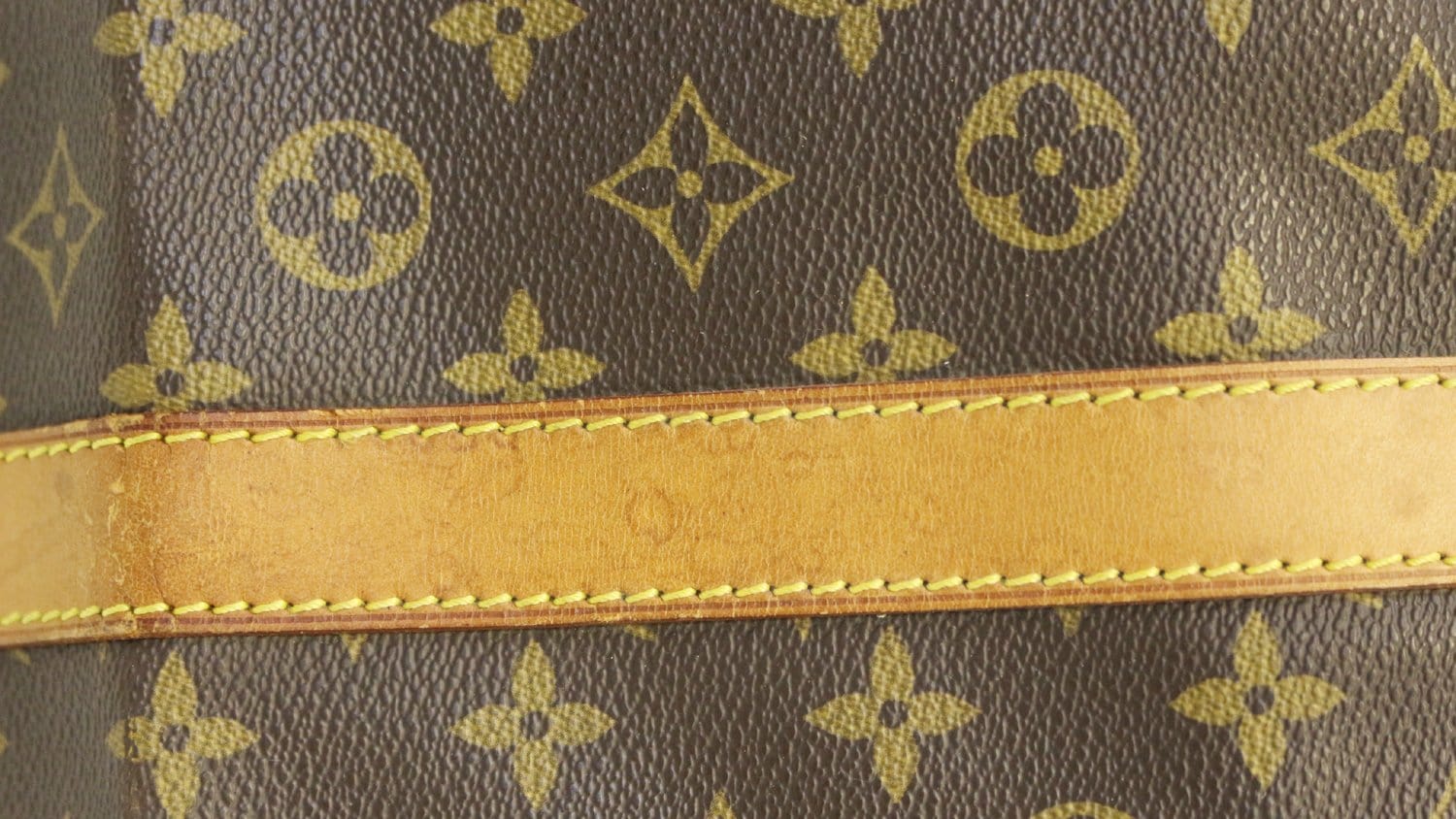 LOUIS VUITTON Monogram Canvas Brown Keepall 60 Travel Bag
