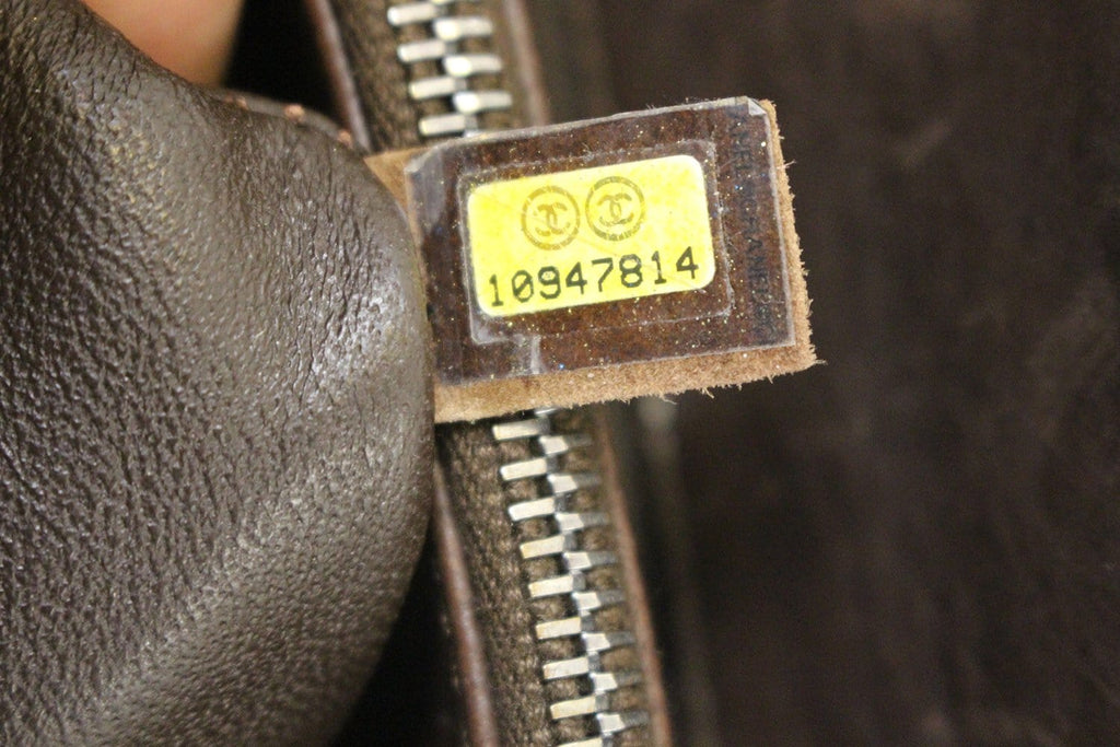 Chanel Caviar Leather Leather Grand Shopping Tote Brown Bag - Final Call