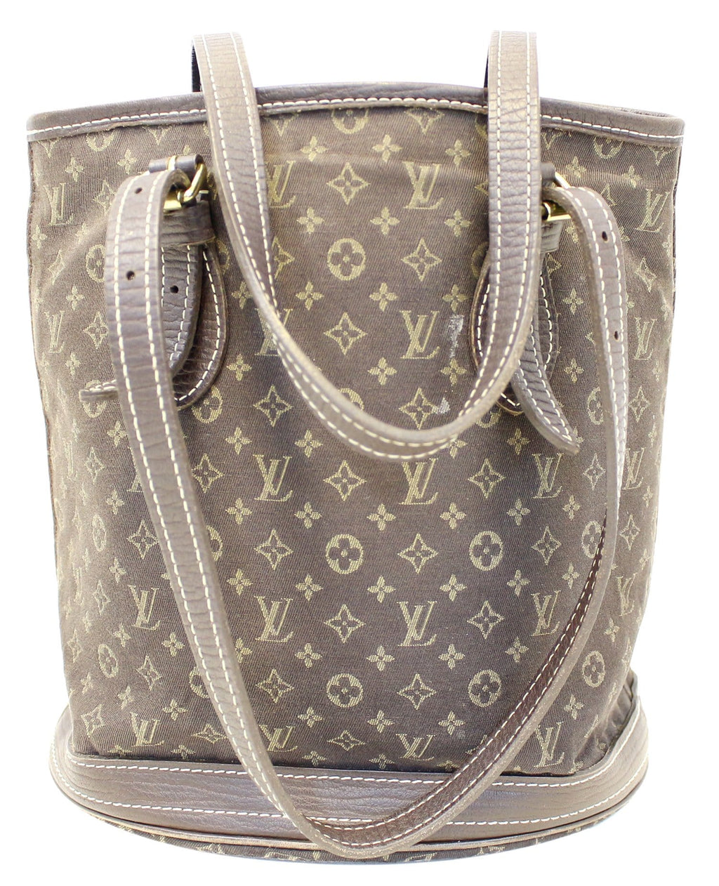 LOUIS VUITTON Monogram Mini Lin Bucket PM Shoulder Bag