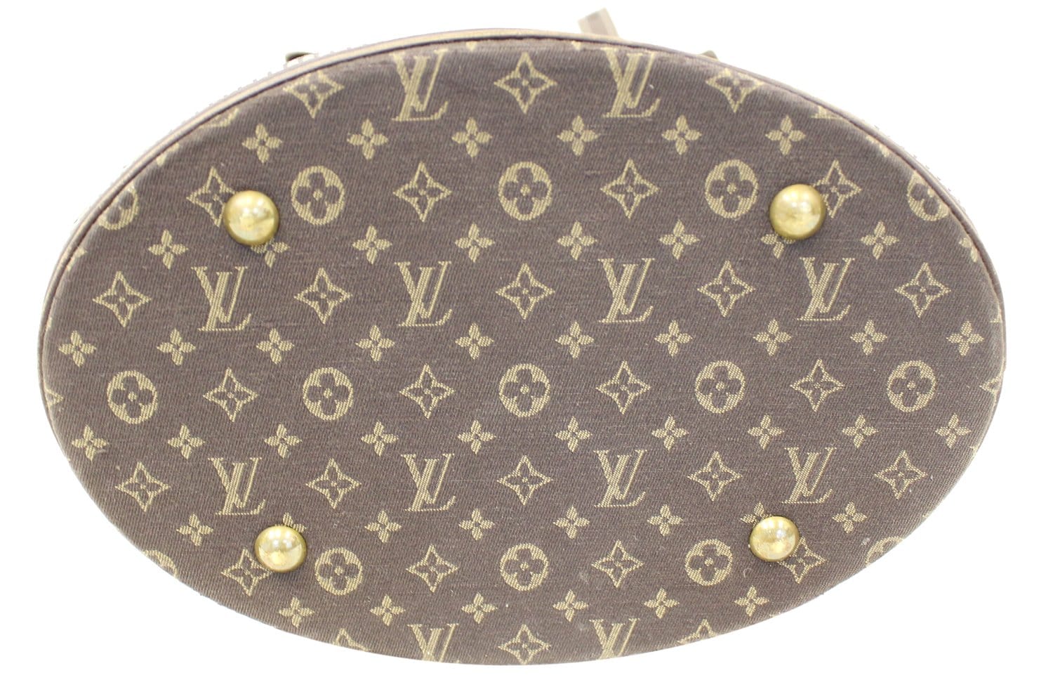 LOUIS VUITTON Monogram Mini Lin Bucket PM Shoulder Bag