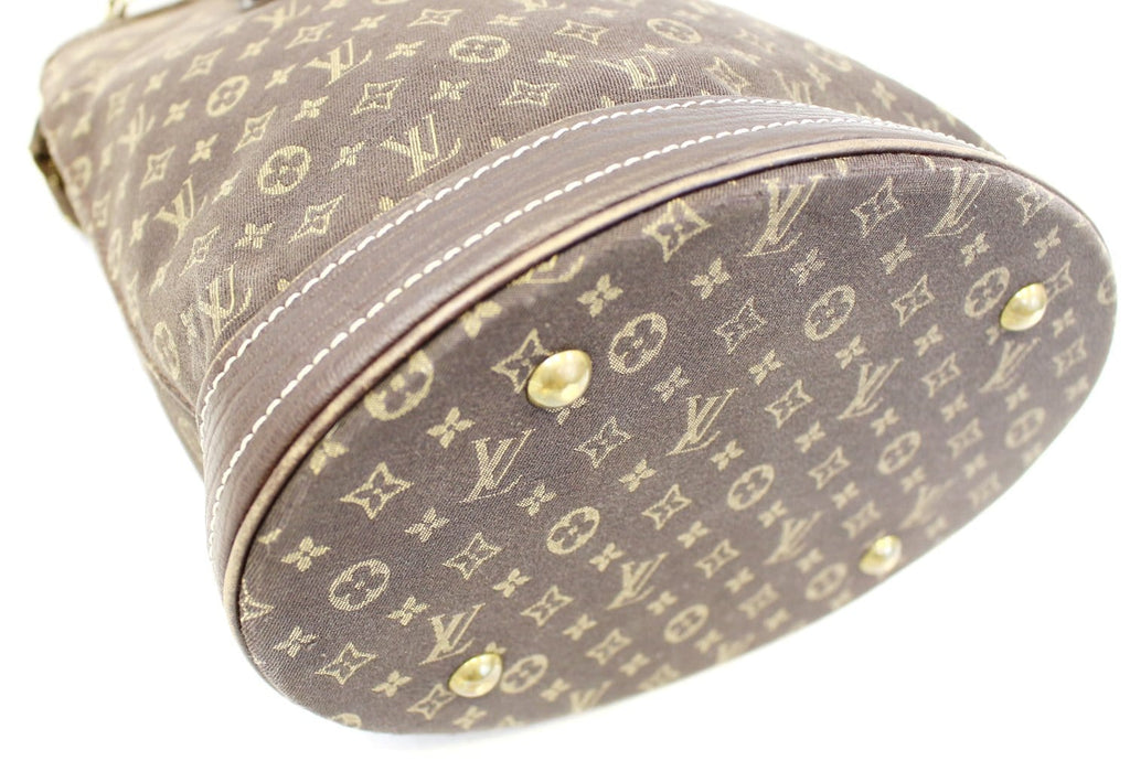 LOUIS VUITTON Monogram Mini Lin Bucket PM Shoulder Bag