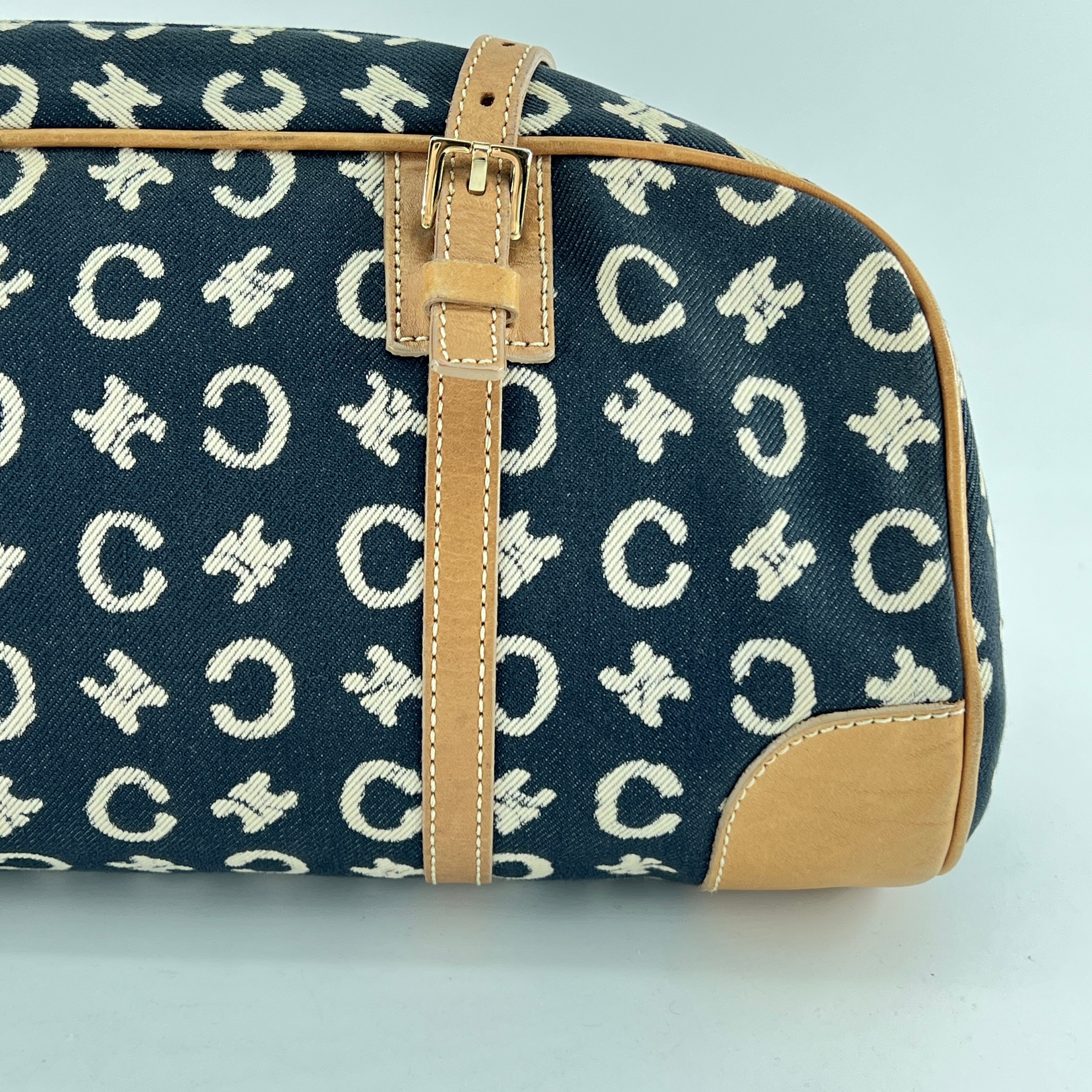 Celineline Vintage Canvas Shoulder Bag