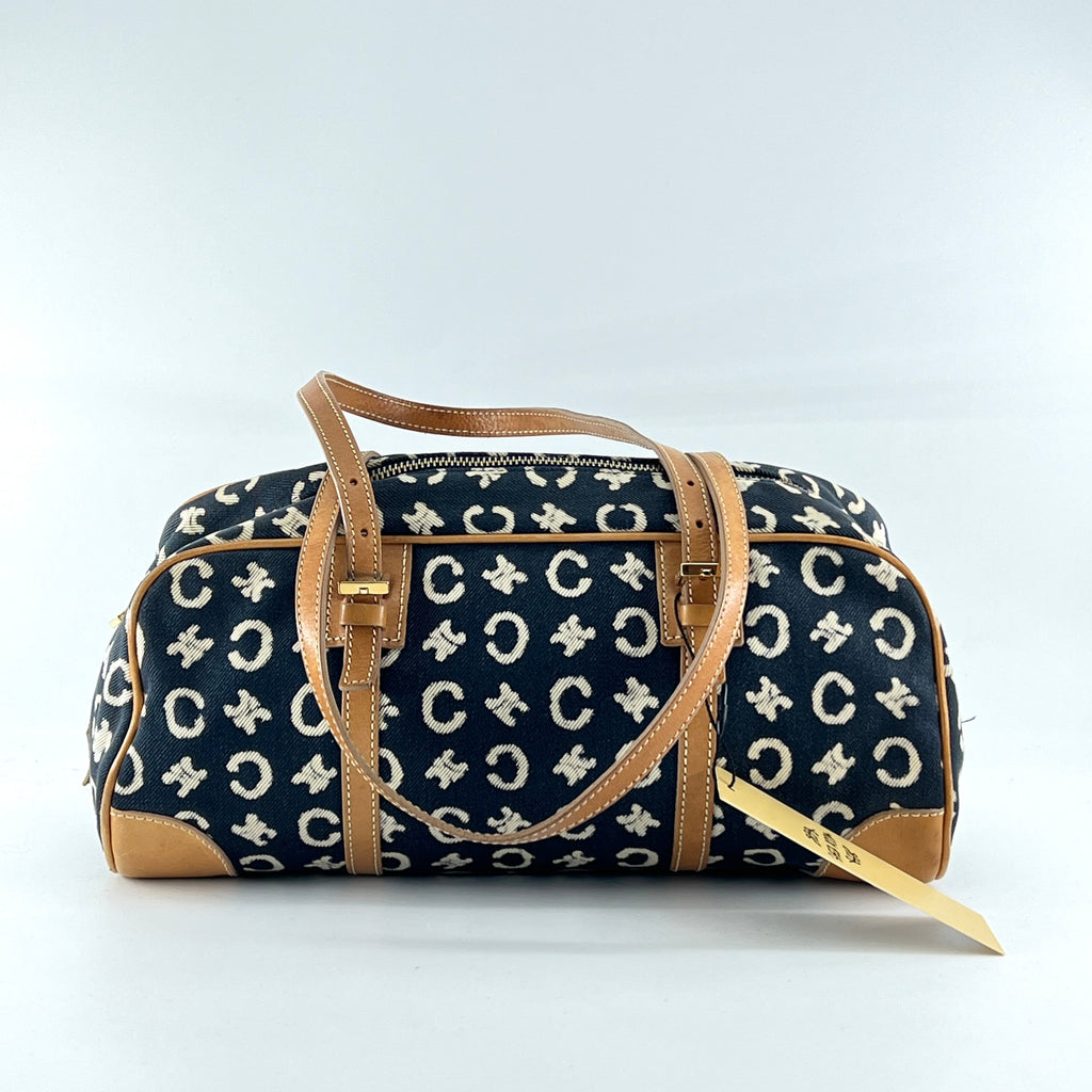 Celineline Vintage Canvas Shoulder Bag