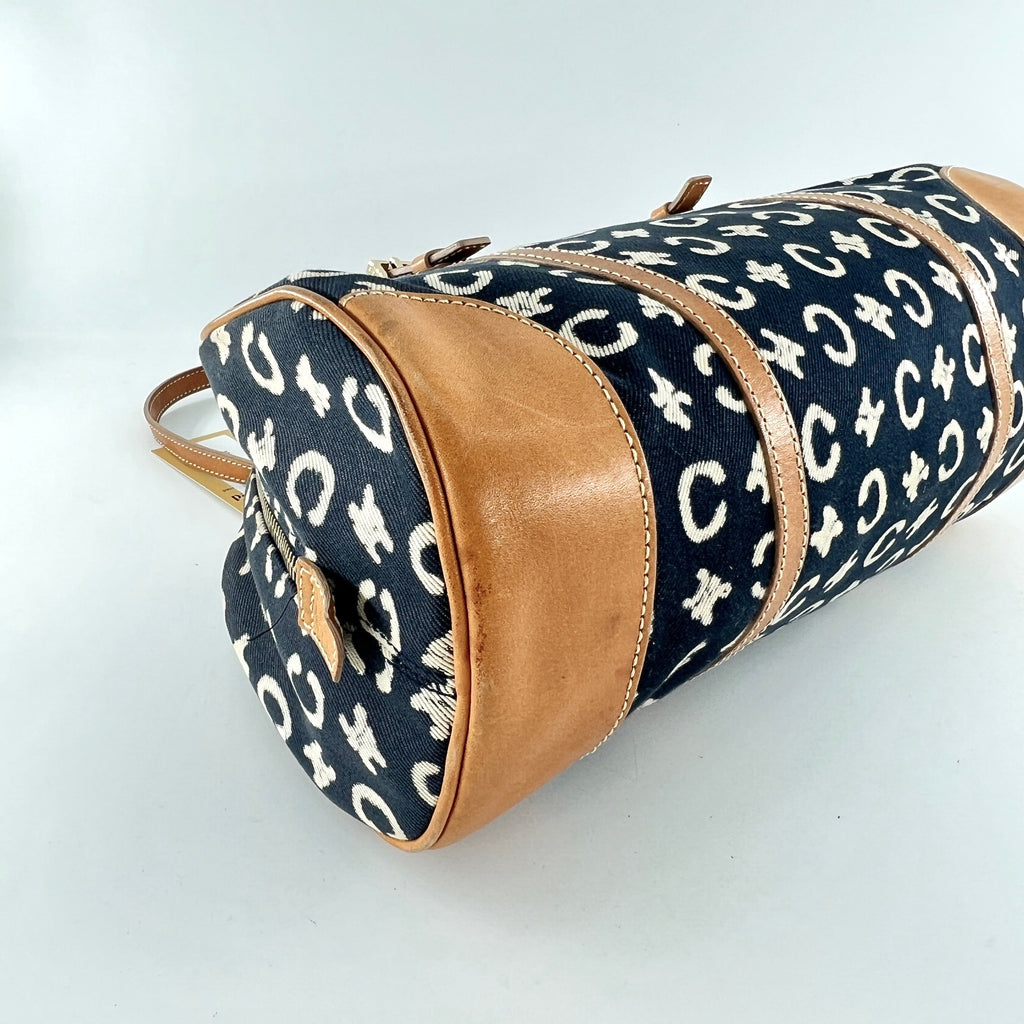 Celineline Vintage Canvas Shoulder Bag