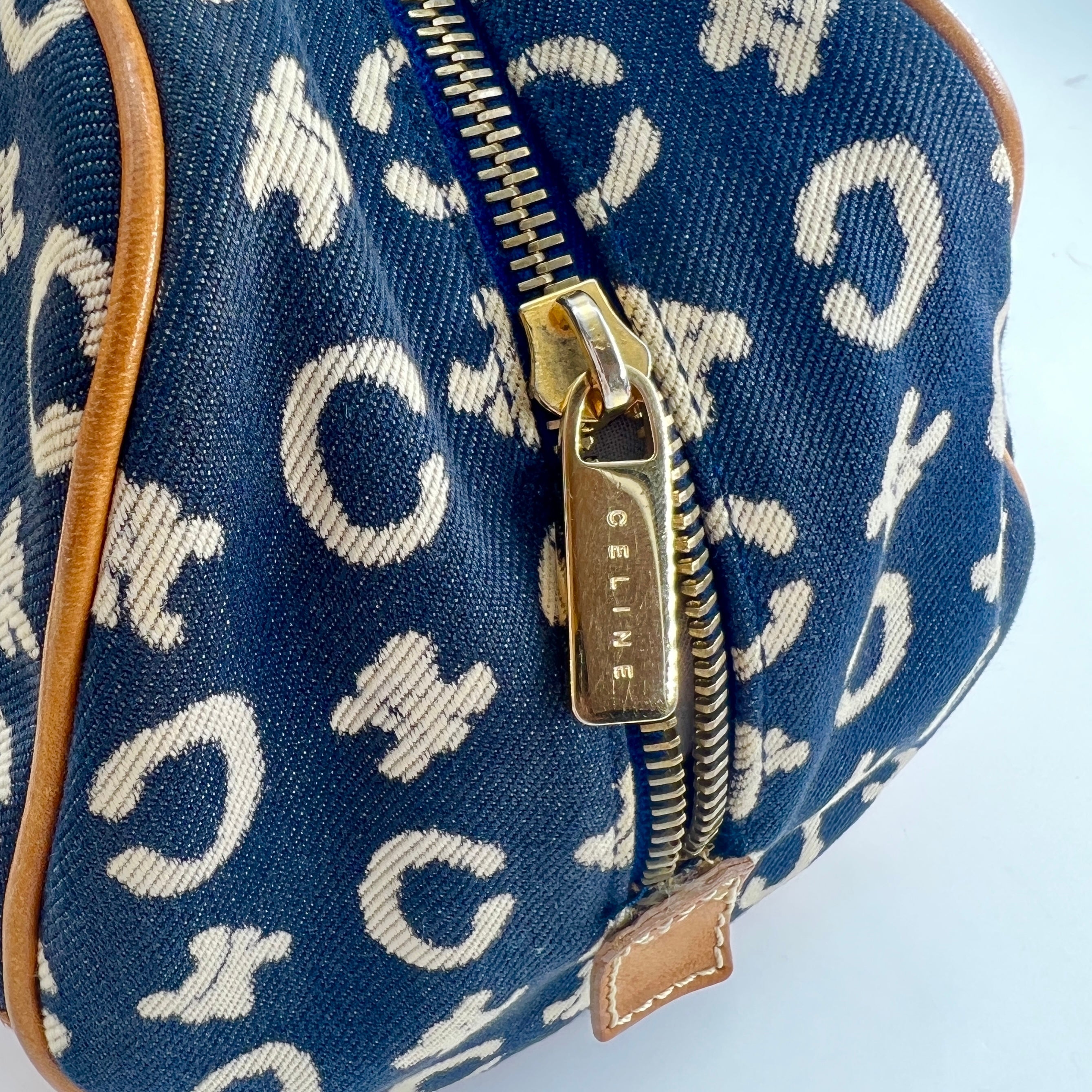 Celineline Vintage Canvas Shoulder Bag