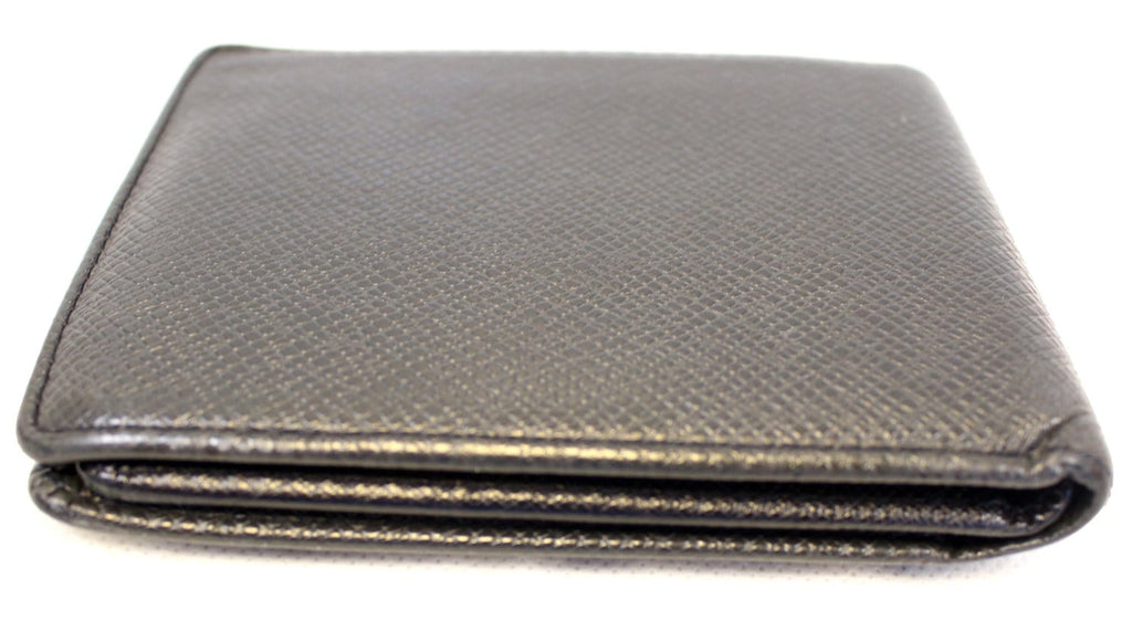 LOUIS VUITTON Slate Taiga Billfold Black Wallet