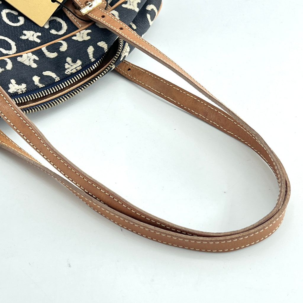 Celineline Vintage Canvas Shoulder Bag