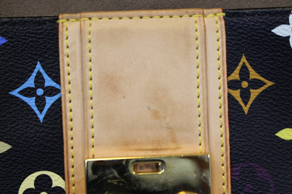 LOUIS VUITTON Black Monogram Multicolore Courtney Clutch Bag