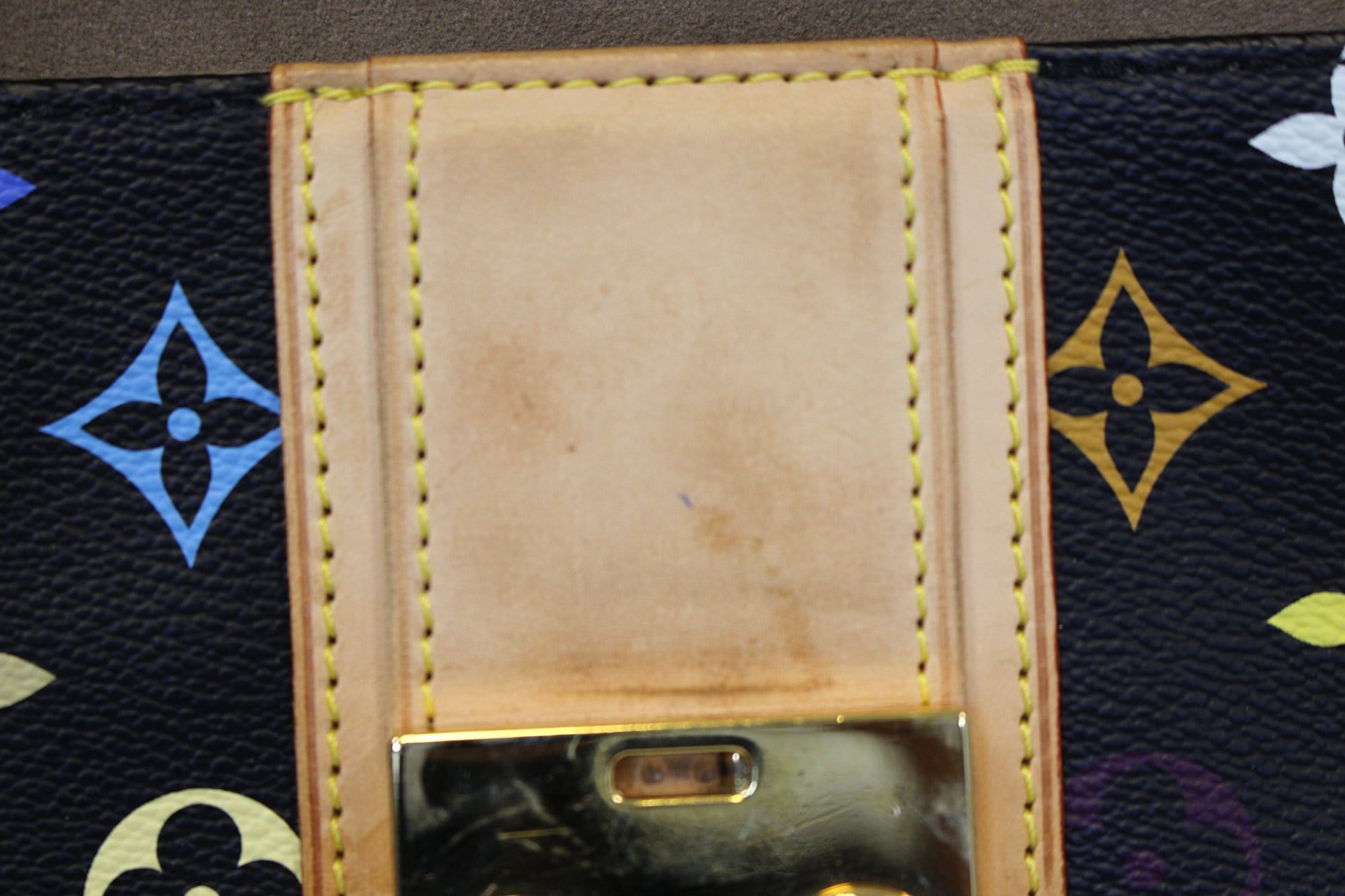 LOUIS VUITTON Black Monogram Multicolore Courtney Clutch Bag