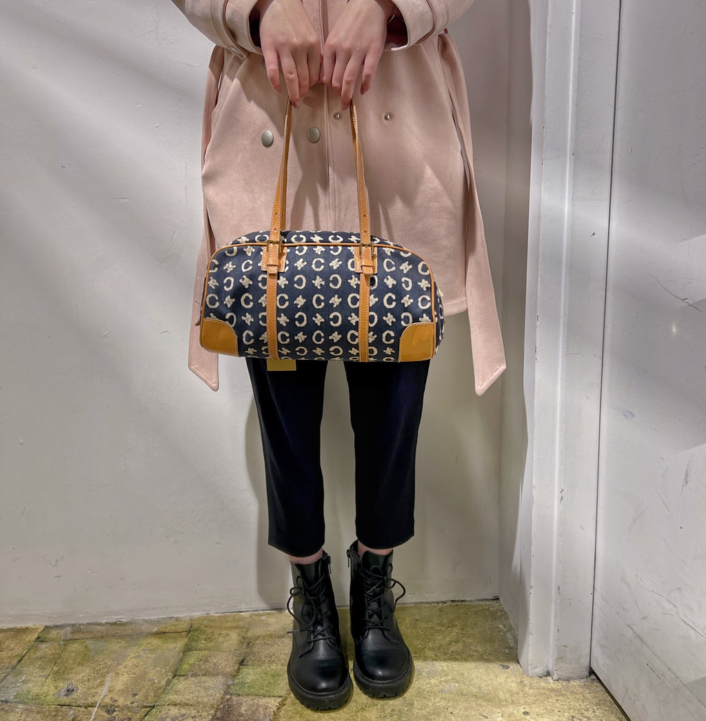 Celineline Vintage Canvas Shoulder Bag