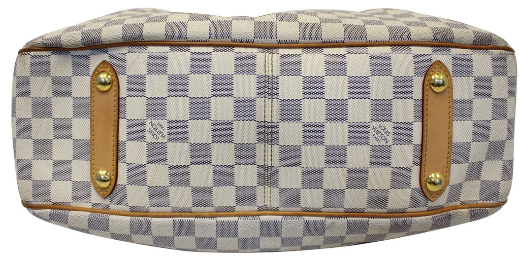 LOUIS VUITTON Damier Azur Siracusa GM Shoulder Handbag