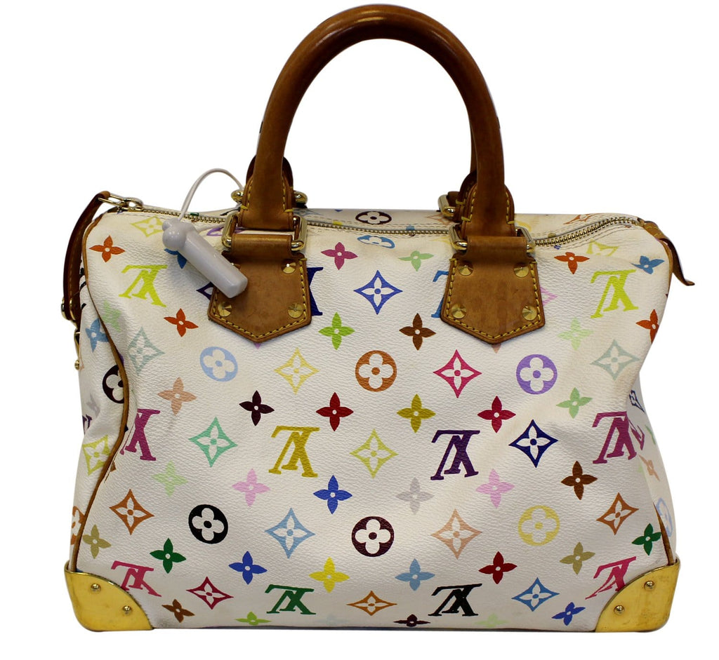 LOUIS VUITTON Monogram Multicolor Speedy 30 Satchel Bag