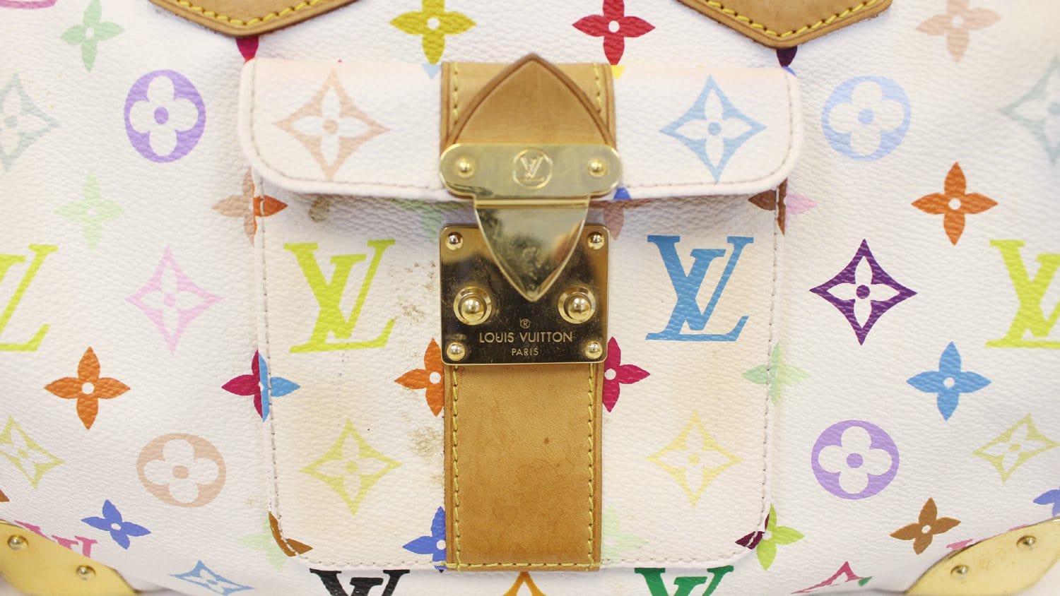 LOUIS VUITTON Monogram Multicolor Speedy 30 Satchel Bag