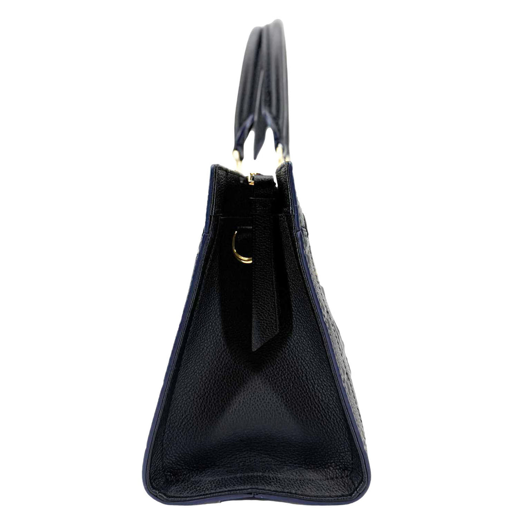 LOUIS VUITTON Sully PM Monogram Empreinte Leather Shoulder Bag Black