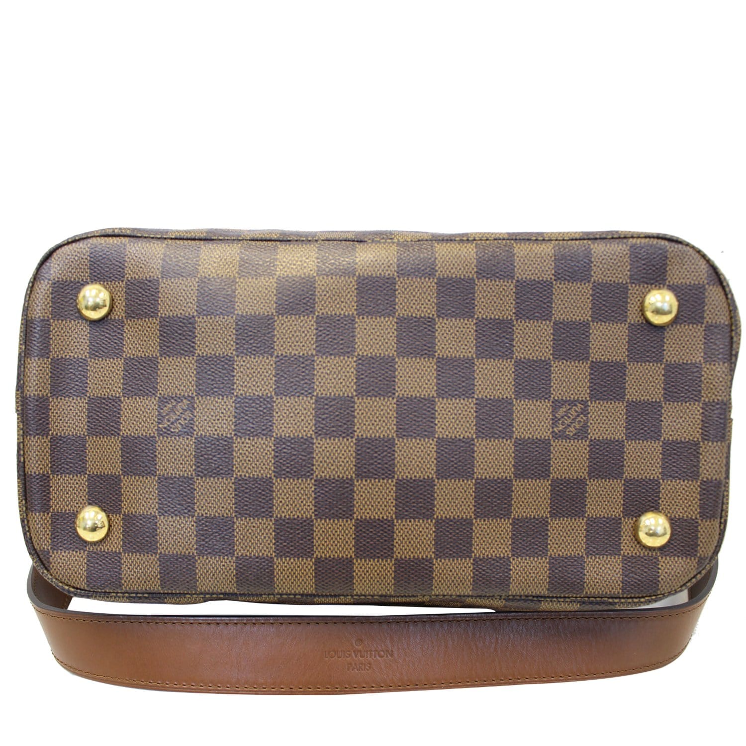 LOUIS VUITTON Belmont Damier Ebene Shoulder Handbag