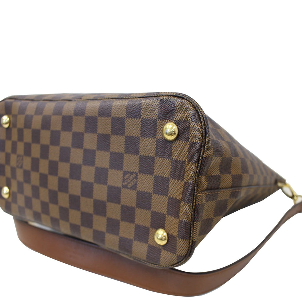 LOUIS VUITTON Belmont Damier Ebene Shoulder Handbag