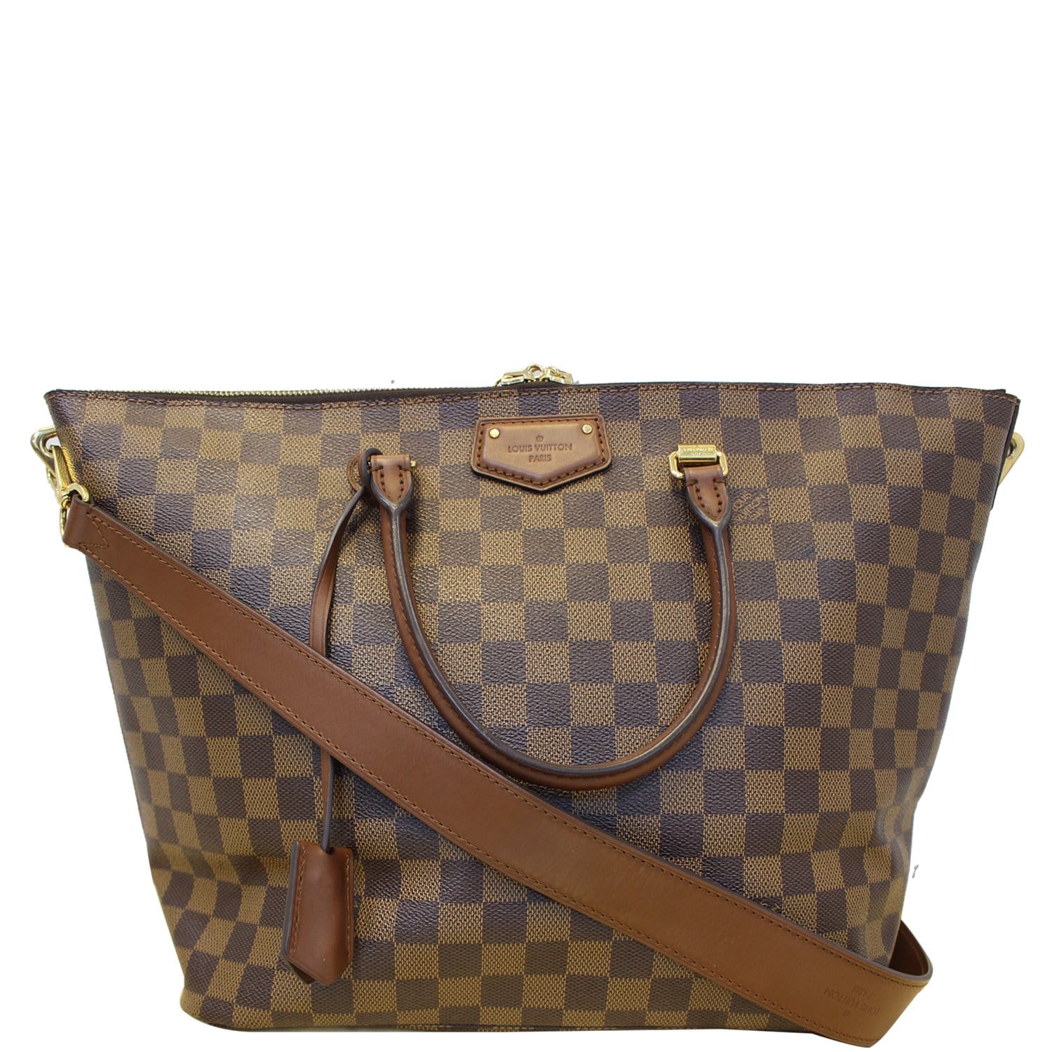 LOUIS VUITTON Belmont Damier Ebene Shoulder Handbag