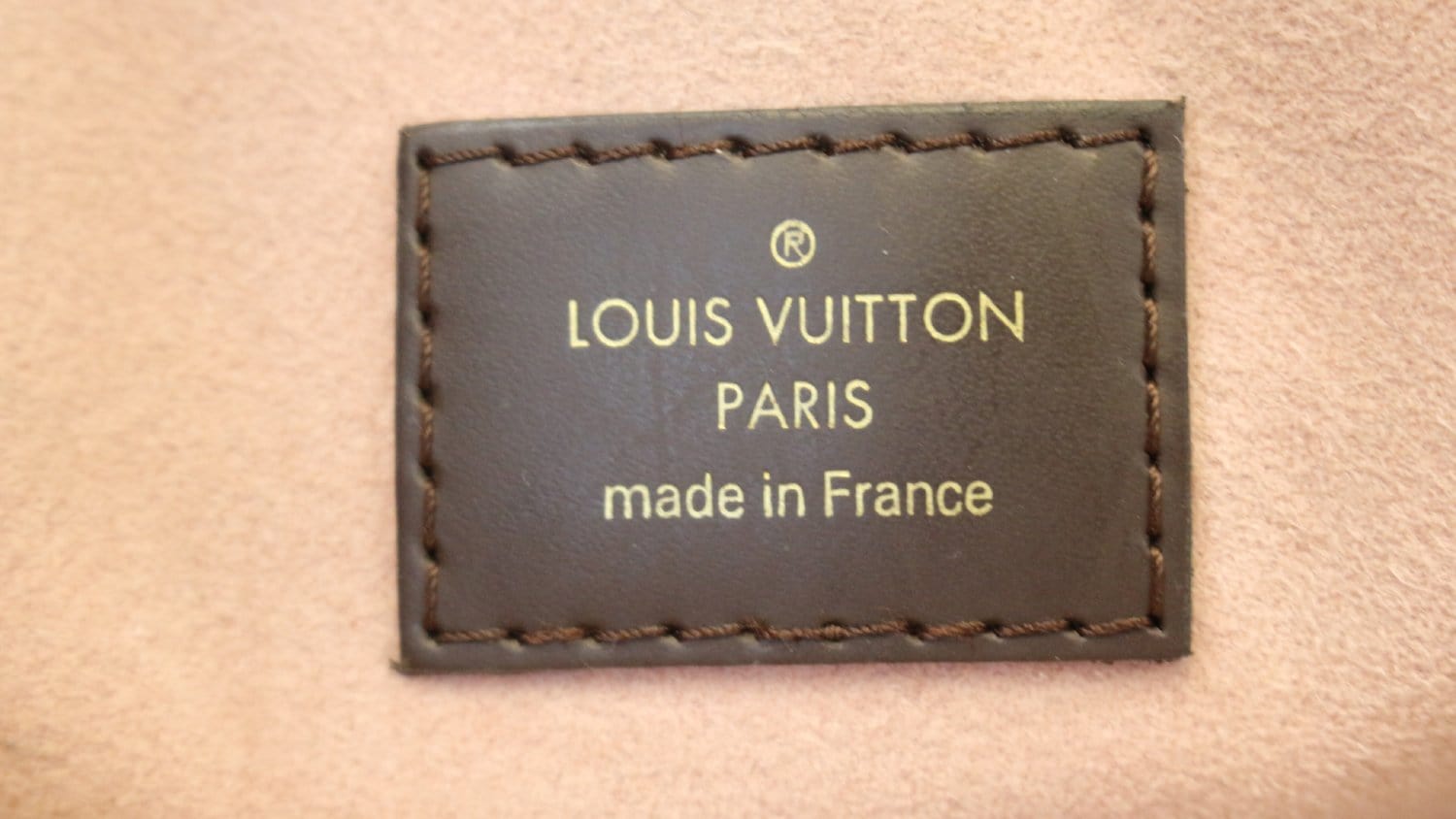 LOUIS VUITTON Damier Ebene Magnolia Normandy Shoulder Bag