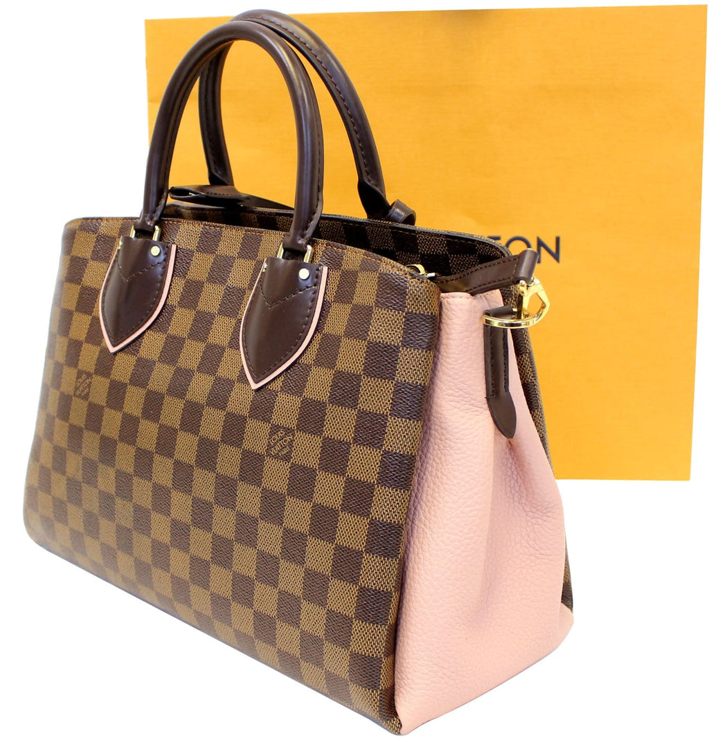 LOUIS VUITTON Damier Ebene Magnolia Normandy Shoulder Bag