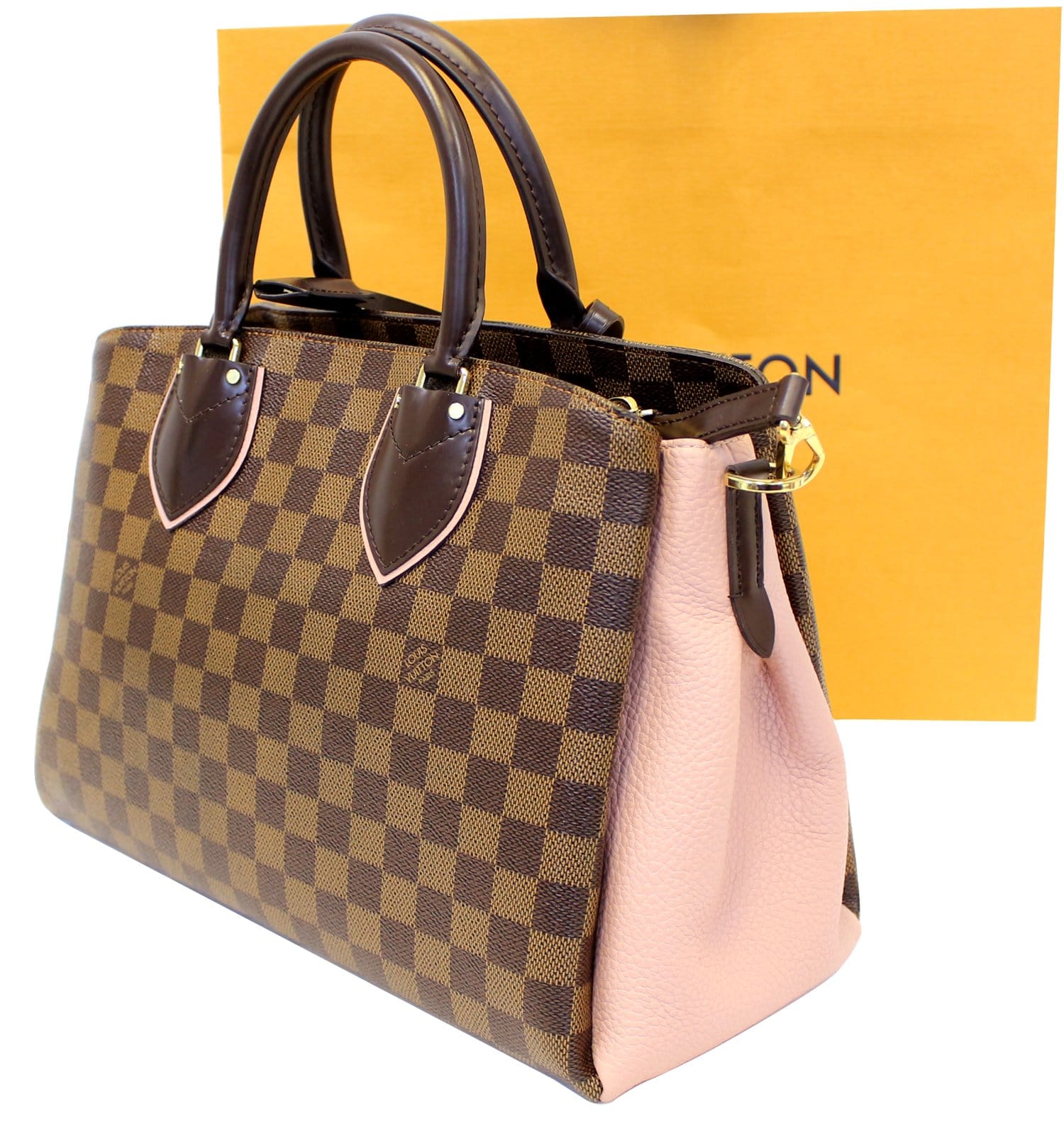 LOUIS VUITTON Damier Ebene Magnolia Normandy Shoulder Bag