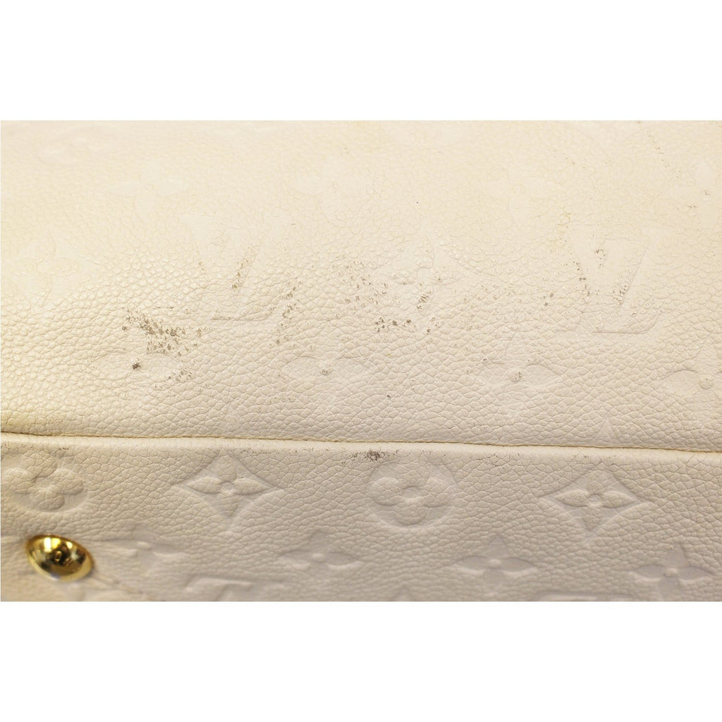 LOUIS VUITTON Artsy MM Empreinte Leather Shoulder Bag Beige
