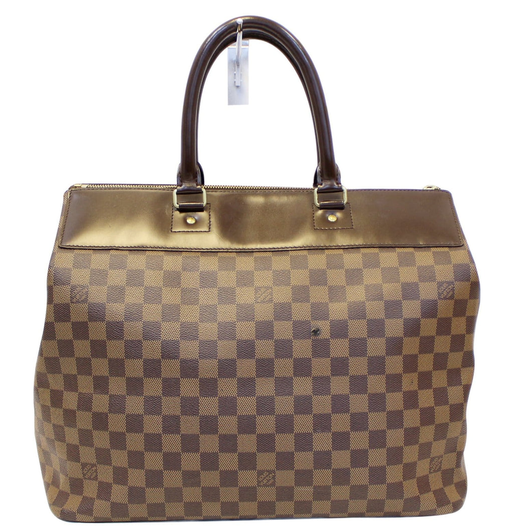 LOUIS VUITTON Damier Ebene Greenwich PM Travel Bag