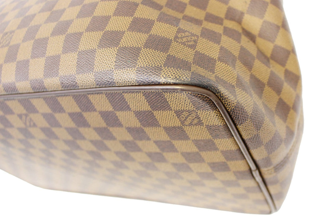 LOUIS VUITTON Damier Ebene Greenwich PM Travel Bag