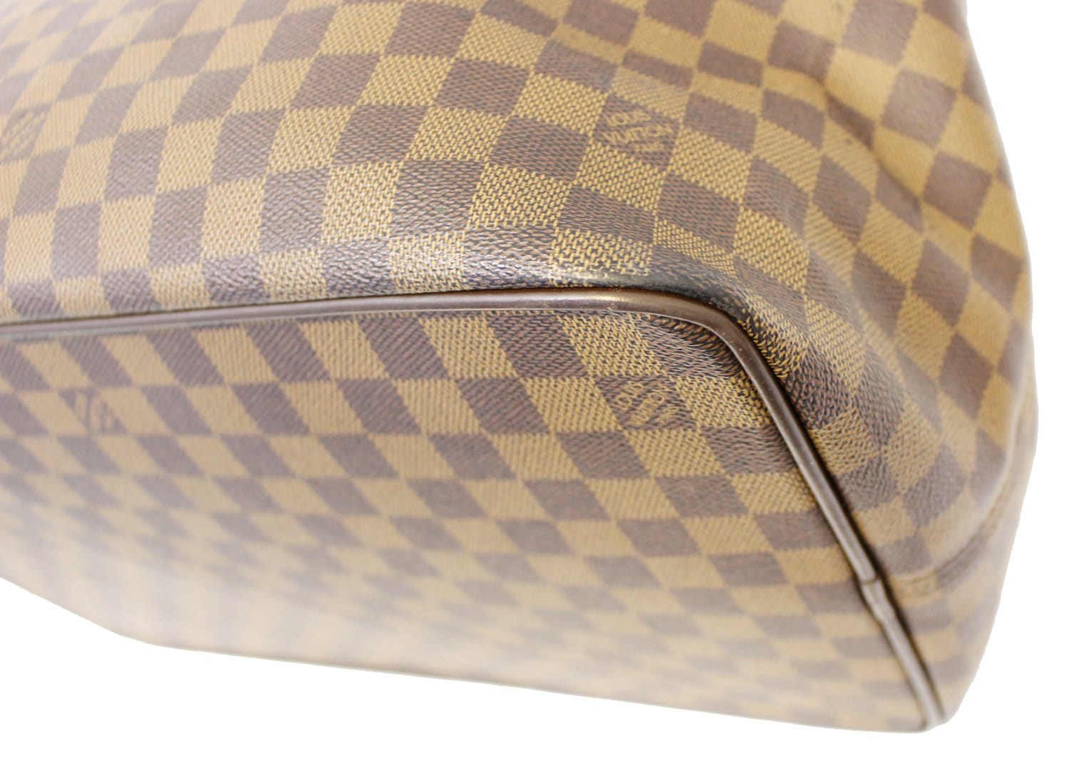 LOUIS VUITTON Damier Ebene Greenwich PM Travel Bag