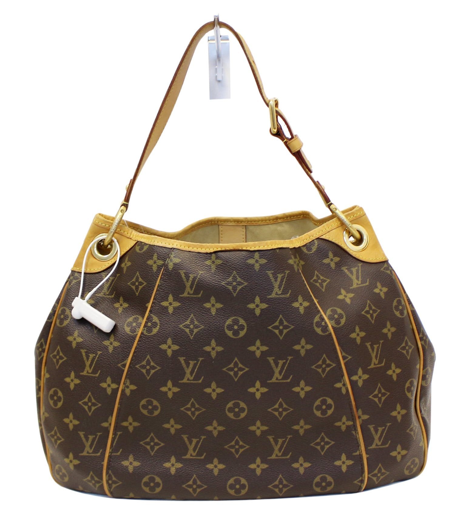 LOUIS VUITTON Monogram Galliera PM Brown Shoulder Handbag