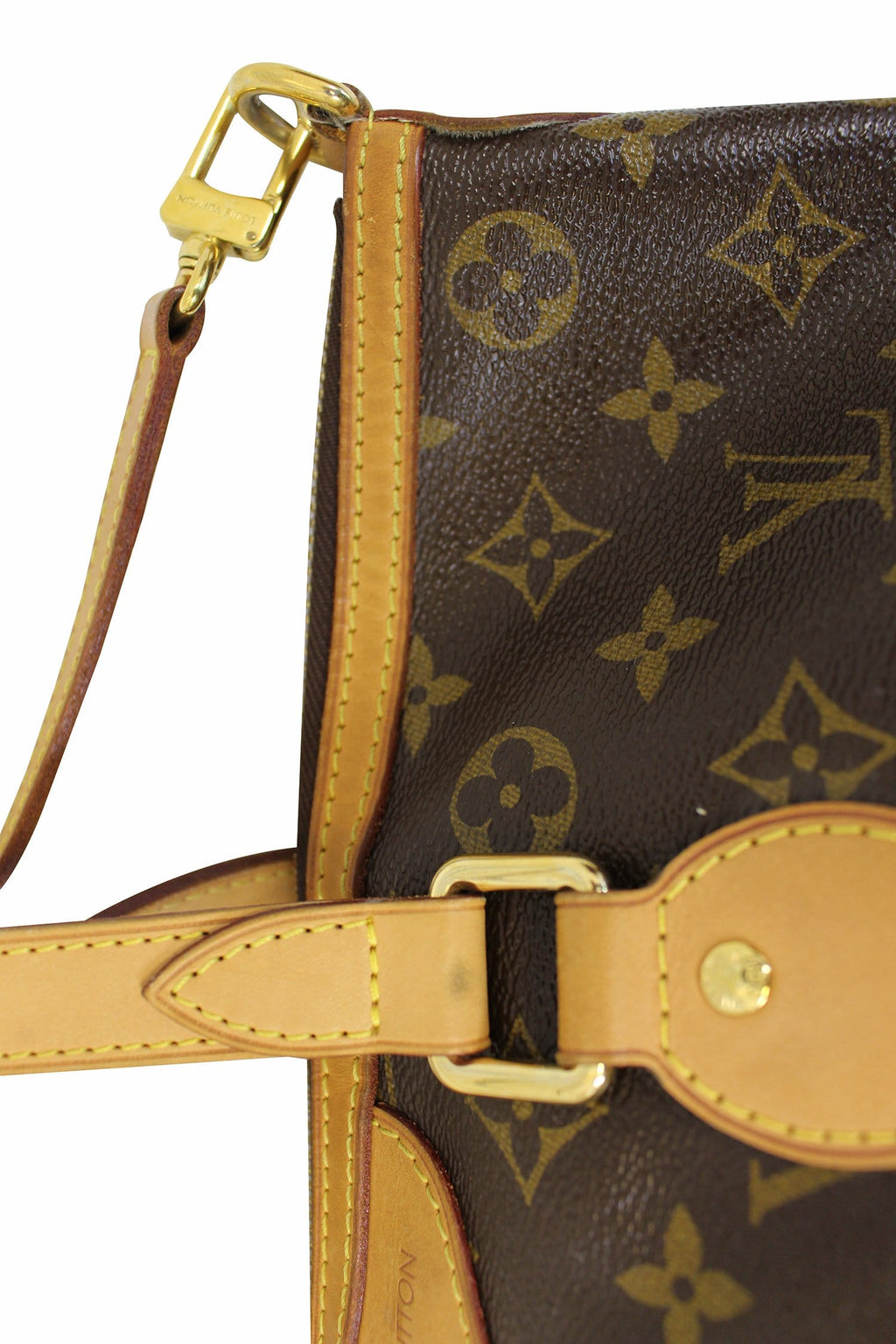 LOUIS VUITTON Monogram Canvas Palermo PM Brown Shoulder Bag