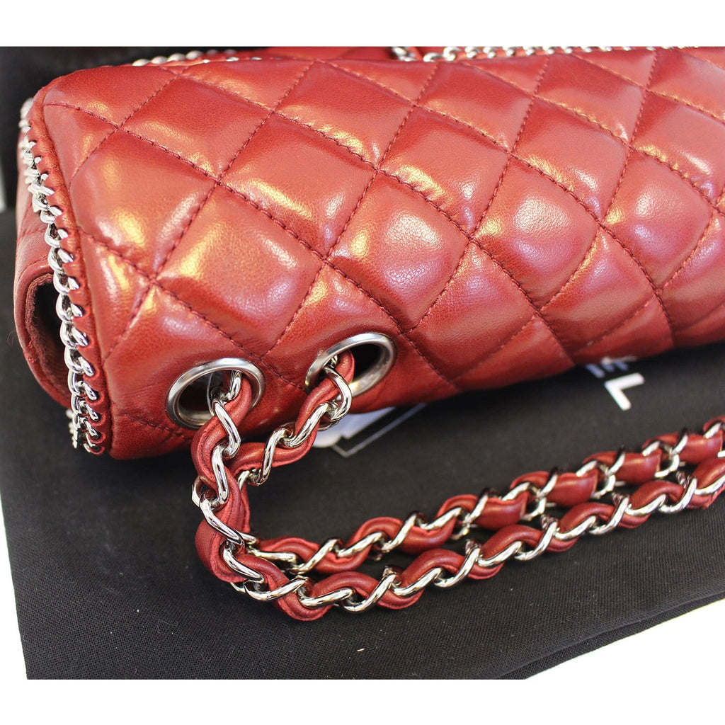 Chanel Classic Single Flap Chain Around Quilted  Shoulder Bag