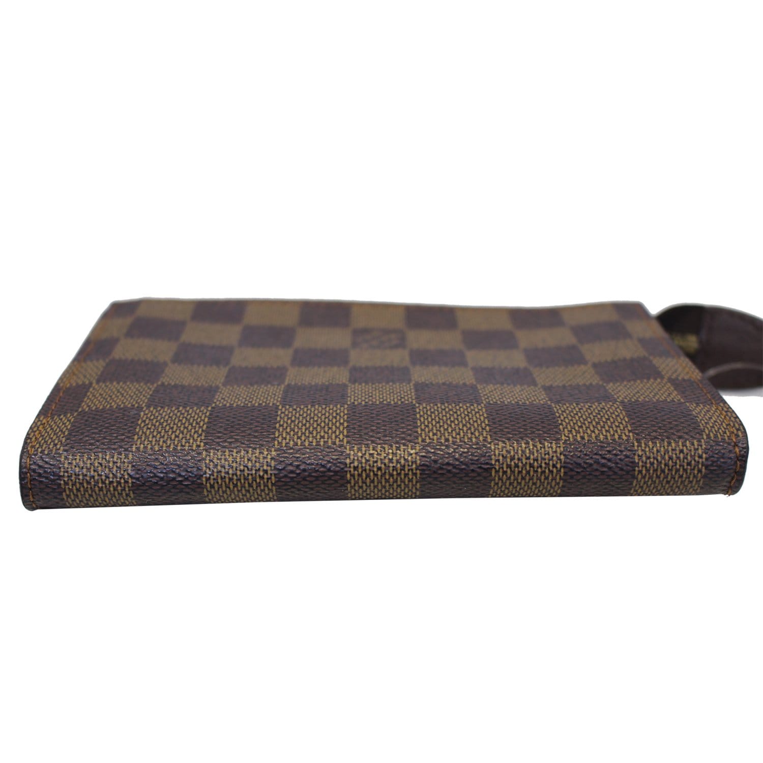 LOUIS VUITTON Damier Ebene Cosmetic Pouch Brown