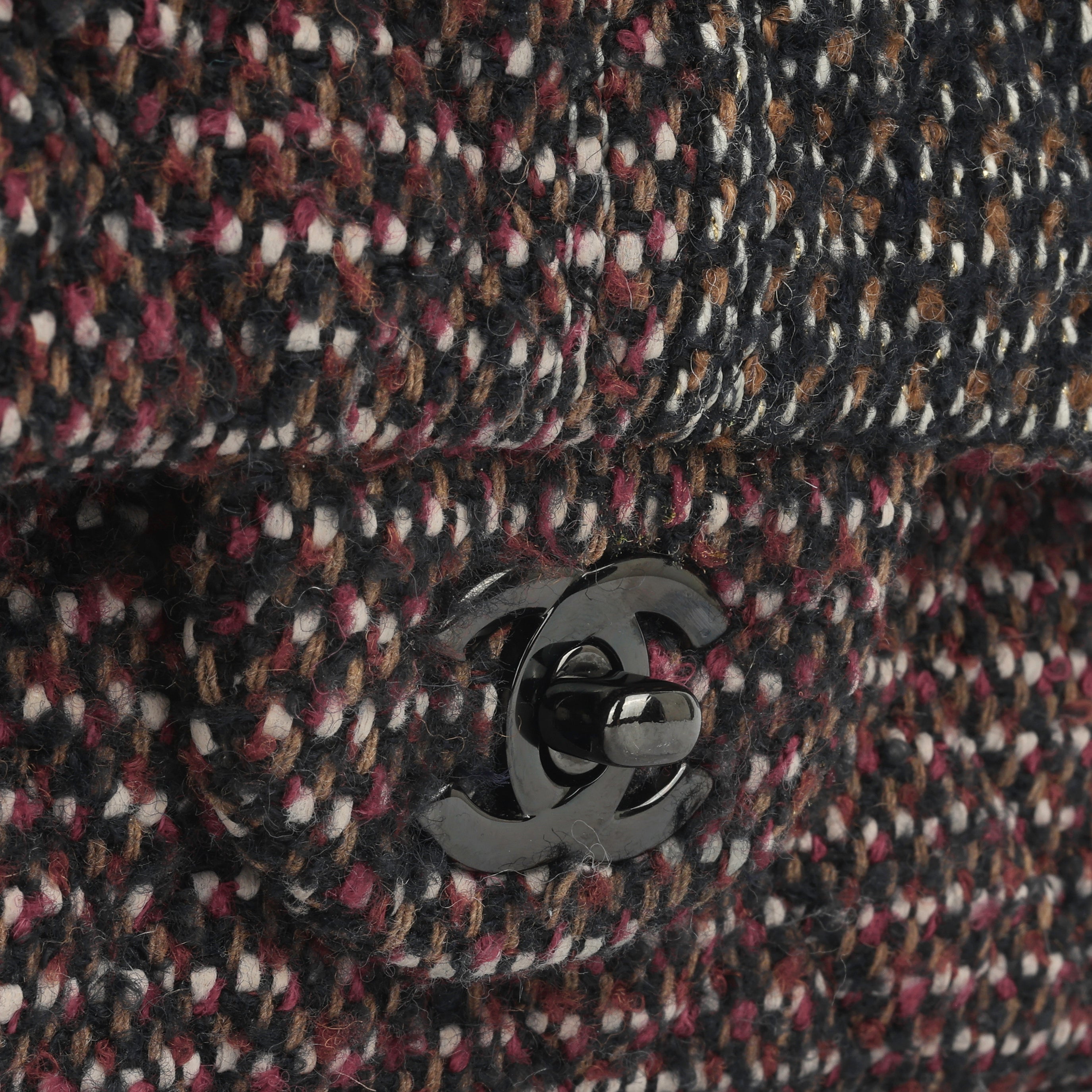 Medium Classic Flap  - Tweed