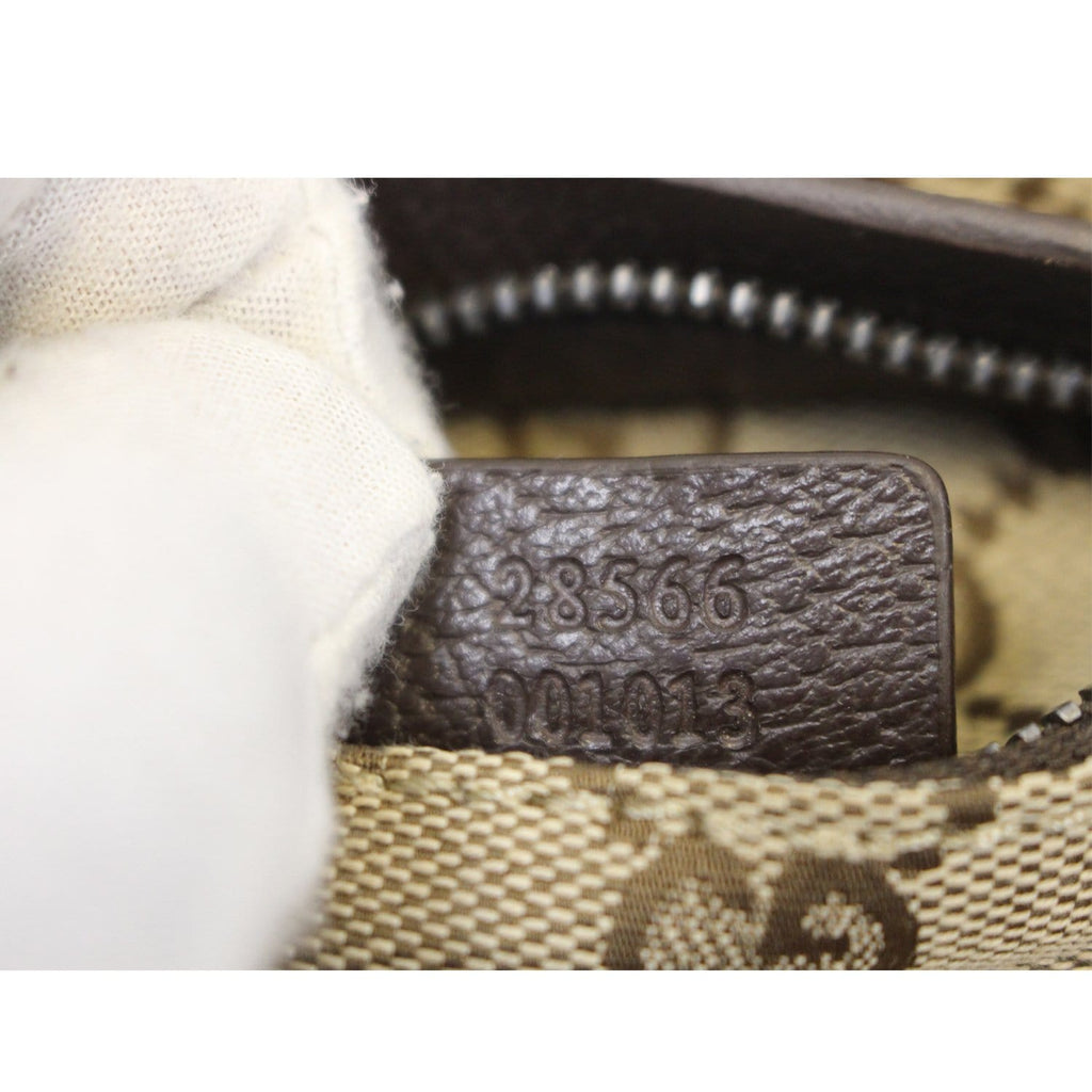 GUCCI Monogram Waist Bum Bag 28566 Brown