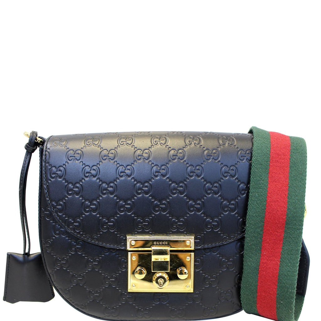 GUCCI Padlock Gucci Guccissima Signature Leather Shoulder Bag 453189