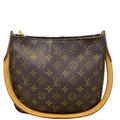 LOUIS VUITTON Looping MM Monogram Canvas Shoulder Bag Brown