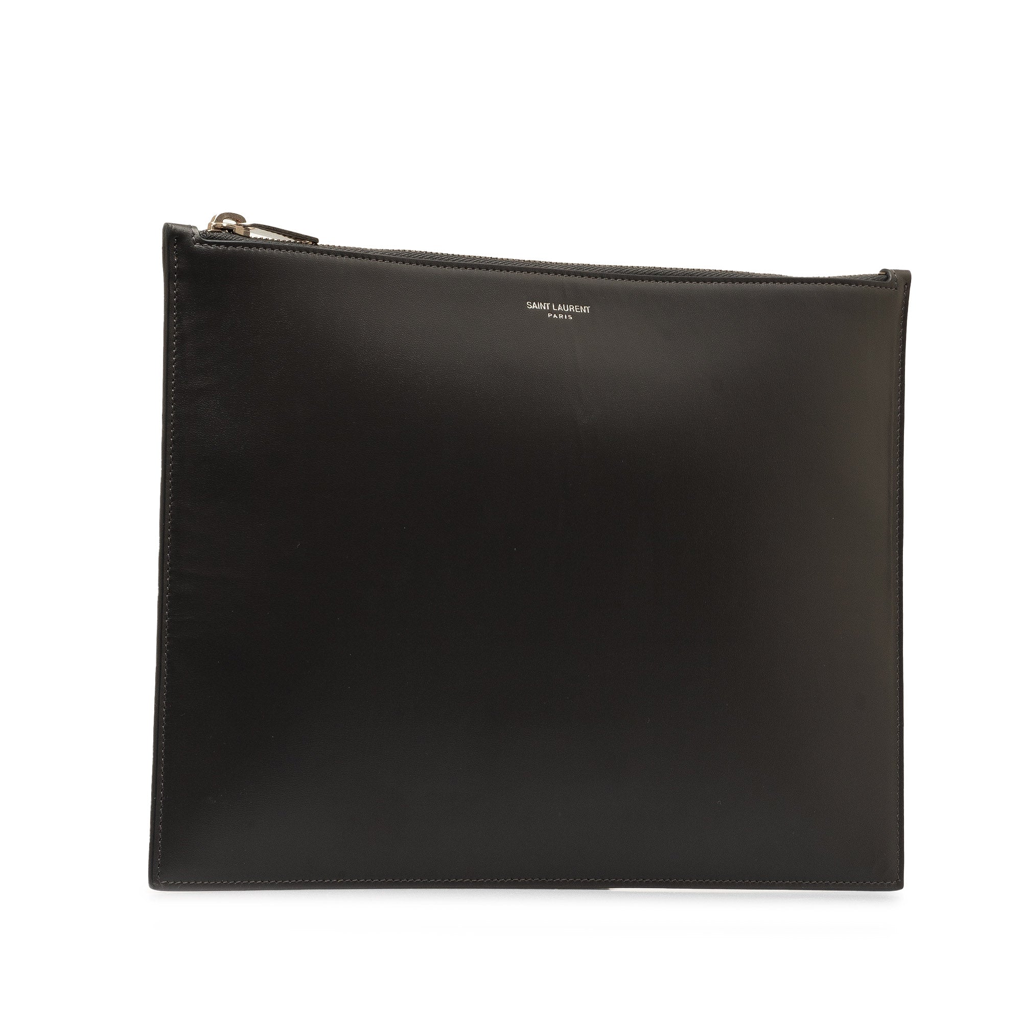 Yves Saint Laurent Clutch Leather Black
