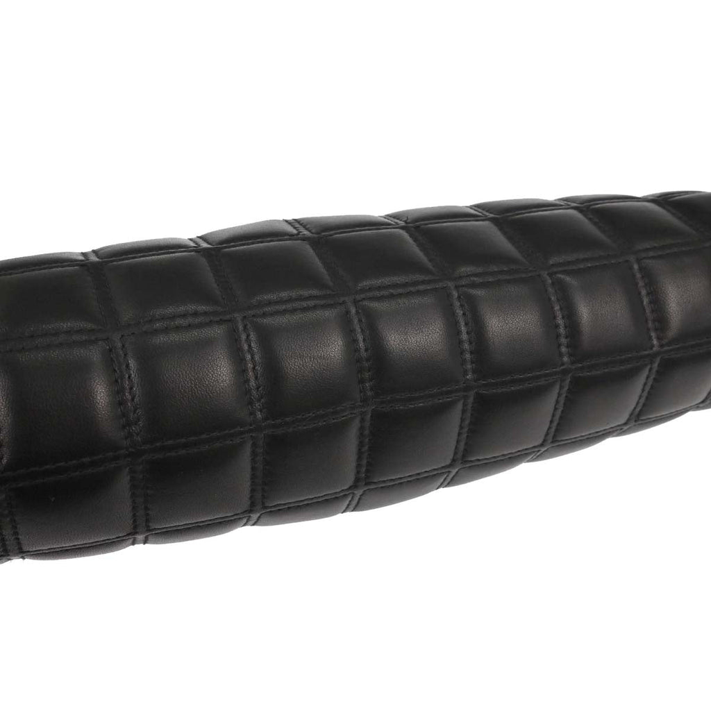 Chanel Black Lambskin Choco Bar Clutch Bag